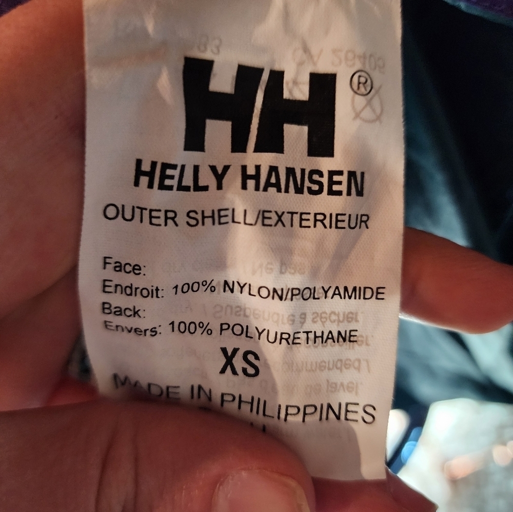 Helly Hansen Teal Packable Waterproof Windbreaker… - image 6